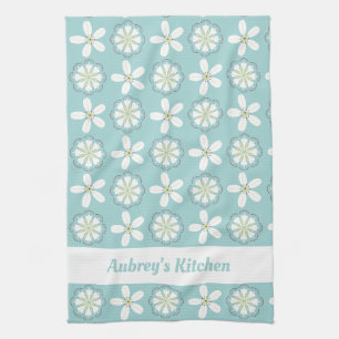 Custom Modern Floral Kitchtuch Geschirrtuch