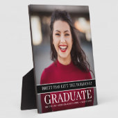 Custom Modern Foto Abschluss Plaque Fotoplatte (Seite)