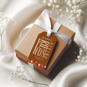 Custom Modern Friendsgiving Fall Elegante Gefallen Geschenkanhänger