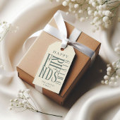 Custom Modern Friendsgiving Fall Elegante Gefallen Geschenkanhänger