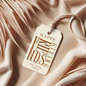 Custom Modern Friendsgiving Fall Elegante Gefallen Geschenkanhänger