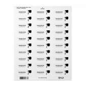 Custom Modern Grad Hat and Tassel Graduation (Vorne)