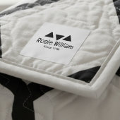 Custom Modern Iron Closing Label Etiketten