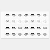 Custom Modern Iron Closing Label Etiketten (Blatt)