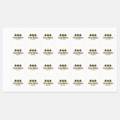 Custom Modern Iron Closing Label Etiketten (Blatt)