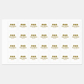 Custom Modern Iron Closing Label Etiketten (Blatt)