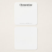 Custom Modern Jewelry Cards (Vorne & Hinten)