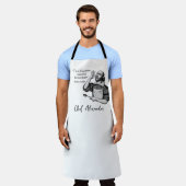 Custom Modern Koch Funny Shakespeare Zitat Schürze (Getragen)