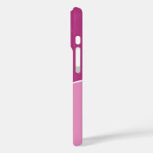 Custom Modern Magenta Pink Minimalist Case-Mate iPhone Hülle (Rückseite / Links)