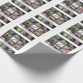 Custom Modern Mama Mütter Tag 11 FotoCollage Geschenkpapier (Ecke)
