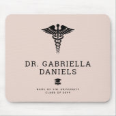 Custom Modern Medical School Doctor Graduation Mousepad (Vorne)