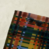 CUSTOM Modern Midcentury Madras Strandtuch (Beispiel)