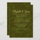 Custom Modern Military Wedding Einladungen (Vorne/Hinten)