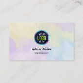 Custom Modern Minimalist Logo for Social Media &  Visitenkarte (Rückseite)