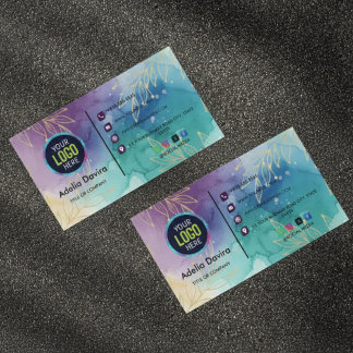 Custom Modern Minimalist Logo for Social Media &  Visitenkarte