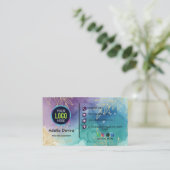 Custom Modern Minimalist Logo for Social Media & Visitenkarte (Stehend Vorderseite)