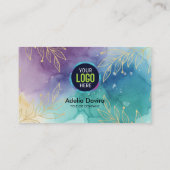 Custom Modern Minimalist Logo for Social Media & Visitenkarte (Rückseite)