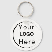 Custom Modern Minimalist Name & Initial  Schlüsselanhänger (Rückseite)