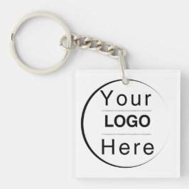 Custom Modern Minimalist Name & Initial  Schlüsselanhänger