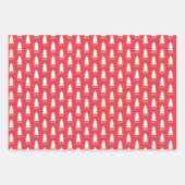 Custom Modern Minimalistisch Geometric Blue Christ Geschenkpapier Set (Vorderseite 2)