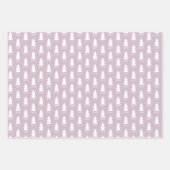 Custom Modern Minimalistisch Geometric Christmas t Geschenkpapier Set (Vorderseite 2)