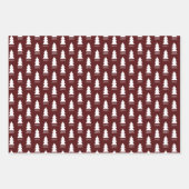 Custom Modern Minimalistisch Geometric Christmas t Geschenkpapier Set (Vorderseite 3)