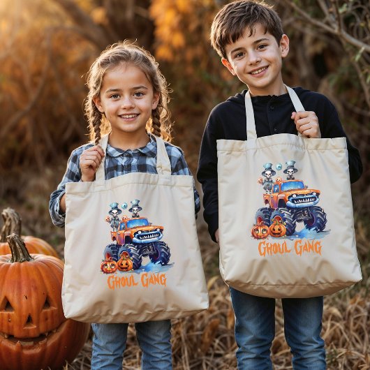 Custom Modern Monster Truck Ghoul Gang Halloween Tragetasche