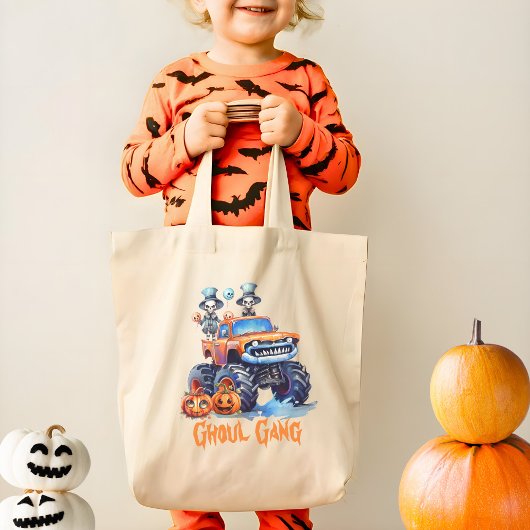 Custom Modern Monster Truck Ghoul Gang Halloween Tragetasche