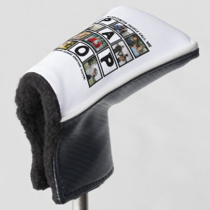 Custom Modern Opa Papa 8 FotoCollage Golf Headcover