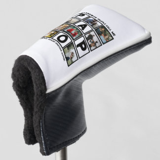 Custom Modern Opa Papa 8 FotoCollage Golf Headcover