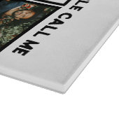 Custom Modern Opa Papa 8 FotoCollage Schneidebrett (Ecke)