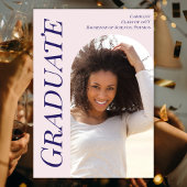 Custom Modern Pink Abschluss 2025 Arch Foto Ankündigung