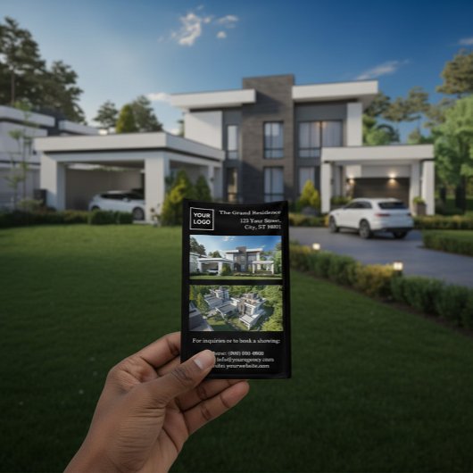 Custom Modern Real Estate Flyer with QR Code