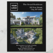 Custom Modern Real Estate Flyer with QR Code (Vorne)