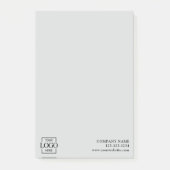 Custom Modern Simple Business Logo Professional  Post-it Klebezettel (Vorderseite)