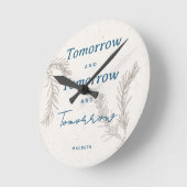 Custom Modern Simple Custom Elegante Boho Runde Wanduhr (Winkel)