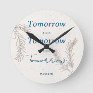 Custom Modern Simple Custom Elegante Boho Runde Wanduhr