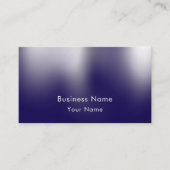 Custom Modern Stylish Blue Personalized Visitenkarte (Vorderseite)