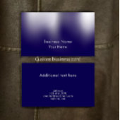 Custom Modern Stylish Blue Personalized Visitenkarte
