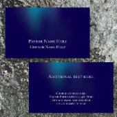 Custom Modern Stylish Christlich Church Pastor Visitenkarte