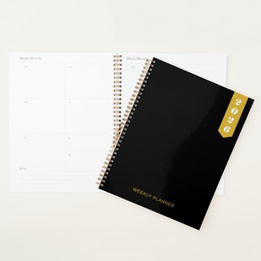 Custom Modern Text Stylish WEEKLY PLANNER Planer (Anzeige)