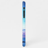 Custom Modern Tropical Island Beach Sunset Foto iPhone Hülle (Linke Seite)