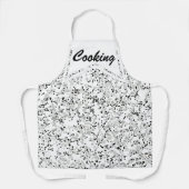 Custom Modern White Terrazzo Schürze (Vorderseite)