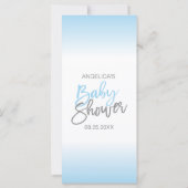 Custom Modern Wunsche für BABY BOY Blue White (Rückseite)