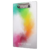 Custom Moderne Elegante Abstrakte Kunstwerke Klemmbrett (Links)