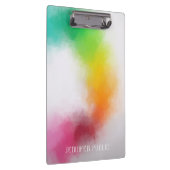 Custom Moderne Elegante Abstrakte Kunstwerke Klemmbrett (Rechts)