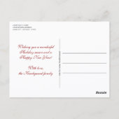 Custom Moderne klassische Chic die glücklichste Ur Postkarte (Rückseite)