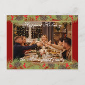 Custom Moderne klassische Chic die glücklichste Ur Postkarte (Vorderseite)