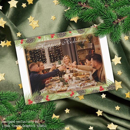 Custom Moderne klassische Chic die glücklichste Ur Postkarte