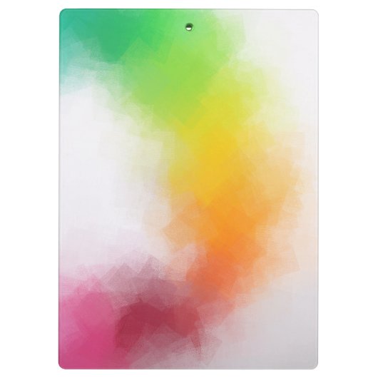 Custom Moderne moderne angesagte Abstrakte Kunst,  Klemmbrett (Rückseite)